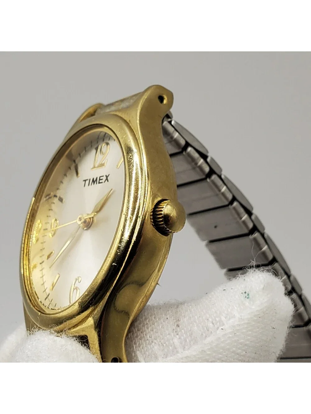 Timex Quartz Cavatina Womens Watch Two-Tone 21mm New Battery